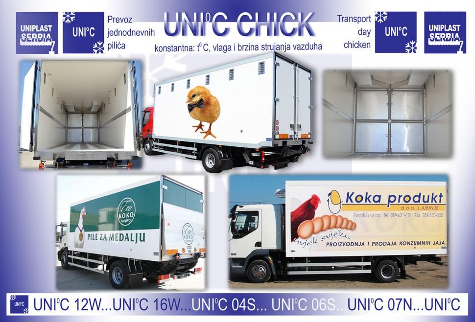  CHICK - refrigerators for transporting day-old chicks