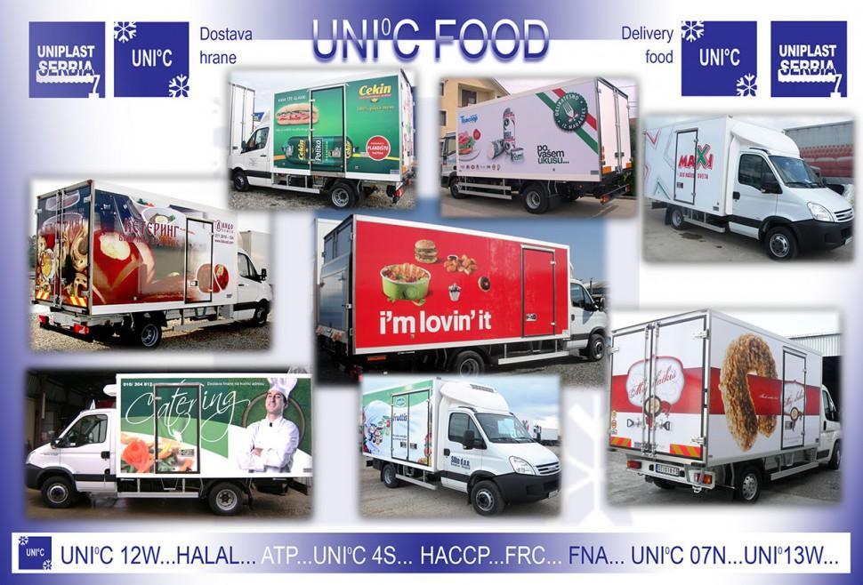  FOOD - refrigerator for transporting food products