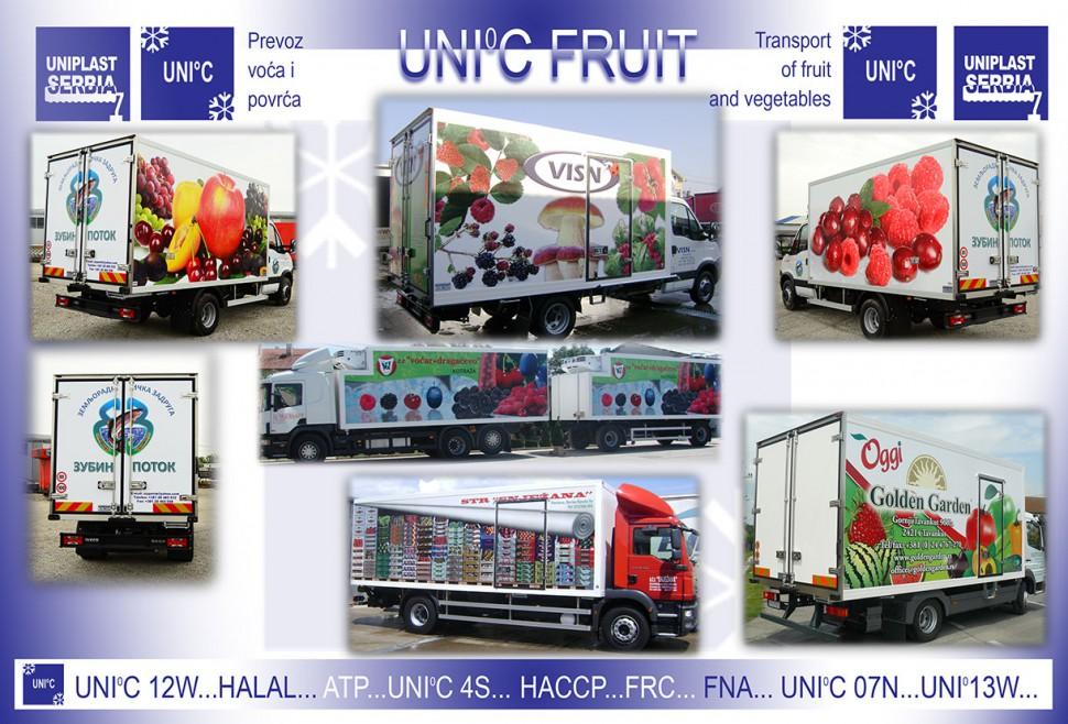 FRUIT - refrigerators for transporting fruit