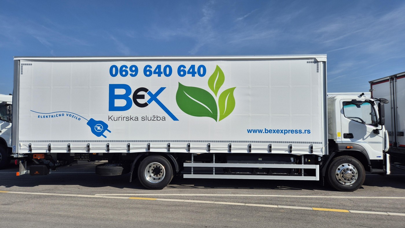 Another step forward in sustainable mobility: the upgrade on the Foton electric vehicle delivered to BEX company